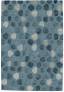 Judy Ross Hand-Knotted Custom Wool Quartz Multi Rug powder blue/ice silk/powder blue silk/slate silk